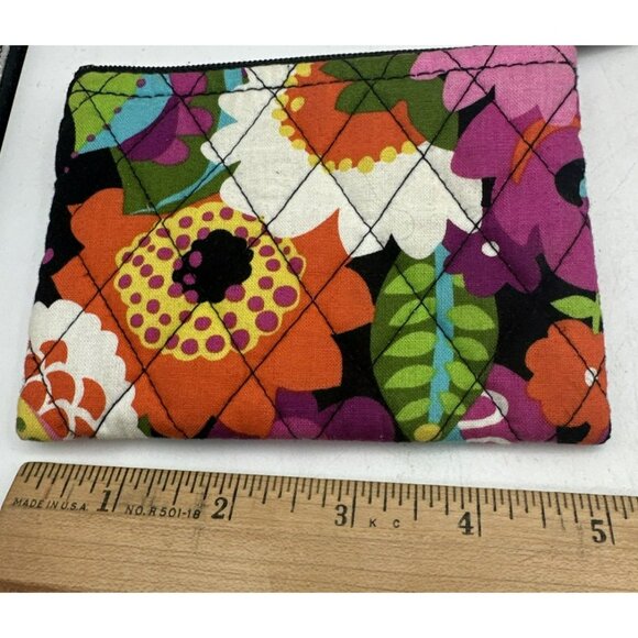 Vera Bradley Quilted Wallet Coin and Wallet Paisley Floral Purse - Picture 12 of 12